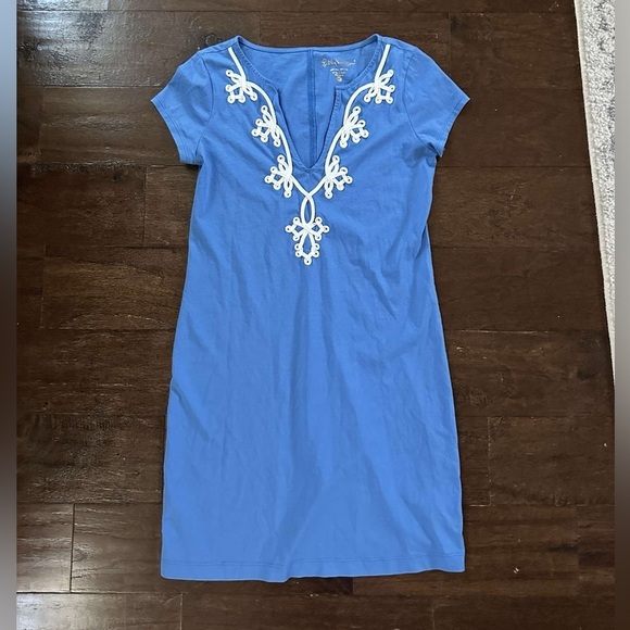 Lilly Pulitzer-Brewster Dress-Blue-size XS-EUC - Picture 11 of 11